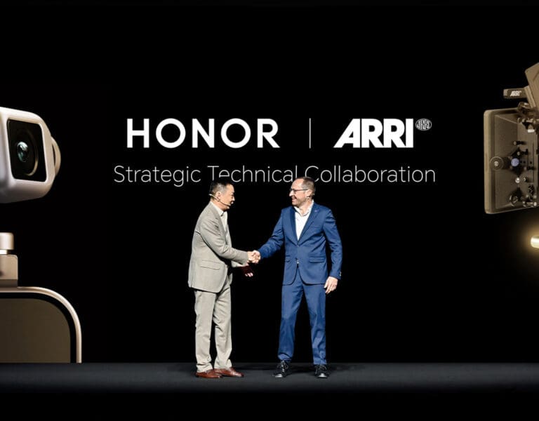 Apresentação da parceria ARRI e Honor no MWC 2026